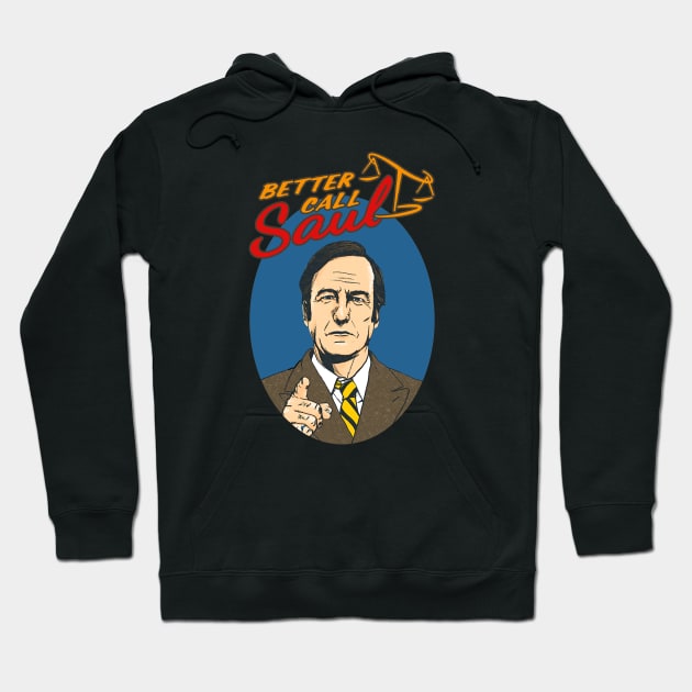 Better Call Saul  Retro Hoodie by tabkudn